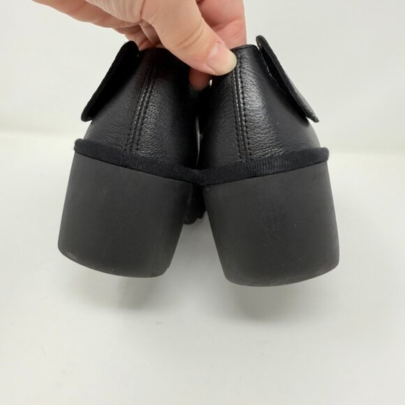 New Fly London Togo Loafer Black Leather Sz 37 - Picture 6 of 13